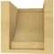 Ekena Millwork 6"W x 6"D x 6"H Wide Alpine Rough Cedar Woodgrain TimberThane Corbel, Primed Tan CORUR06X06X06ALPRCPR - alternate 3